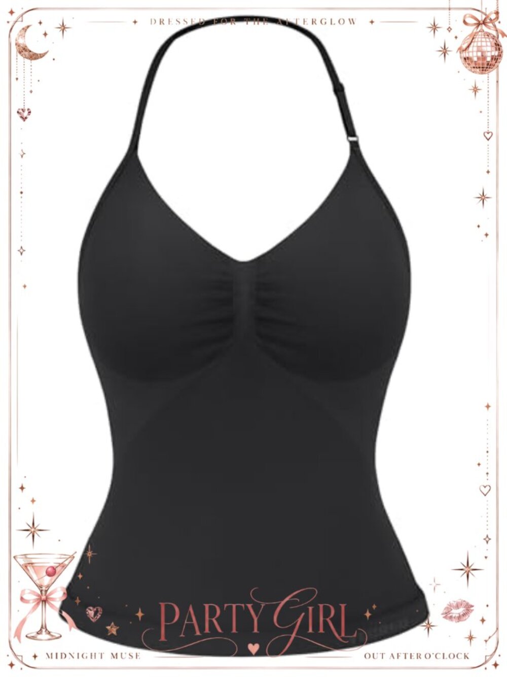 YEOREO Women's Halter Workout Tank Top Longline Strappy Built-in Bra